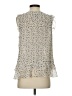 CAbi 100% Polyester Ivory Sleeveless Blouse Size S - photo 2