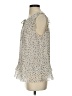 CAbi 100% Polyester Ivory Sleeveless Blouse Size S - photo 5