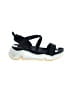 Ecco 100% Leather Black Sandals Size EU 38 - photo 1