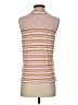 CAbi 100% Rayon Stripes Pink Sleeveless Button-Down Shirt Size S - photo 2