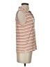 CAbi 100% Rayon Stripes Pink Sleeveless Button-Down Shirt Size S - photo 4