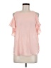 B.wear 100% Polyester Pink Short Sleeve Blouse Size M - photo 1