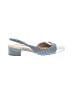 Veronica Beard Stripes Blue Heels Size 9 1/2 - photo 1