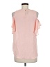 B.wear 100% Polyester Pink Short Sleeve Blouse Size M - photo 2