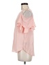 B.wear 100% Polyester Pink Short Sleeve Blouse Size M - photo 5