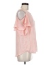 B.wear 100% Polyester Pink Short Sleeve Blouse Size M - photo 4