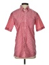 IZOD 100% Polyester Polka Dots Red Short Sleeve Blouse Size S - photo 1