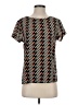 Brooklyn Industries 100% Polyester Brown Short Sleeve Blouse Size S - photo 1