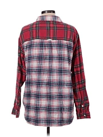American Eagle Outfitters Long Sleeve Button-Down Shirt (view 2)