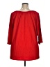 George Red 3/4 Sleeve Blouse Size 2X - photo 2
