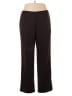 Perceptions 100% Polyester Brown Casual Pants Size 18 - photo 1