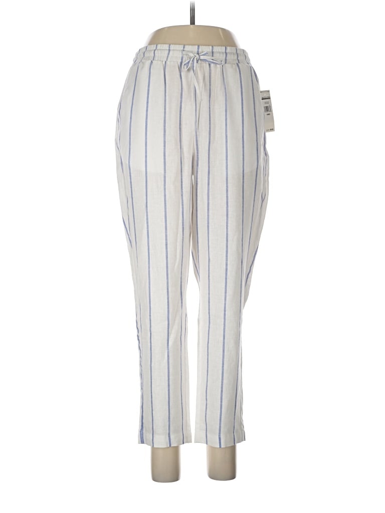 Maison Jules Linen Pants In Blue