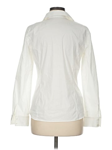 Lafayette 148 New York Long Sleeve Button-Down Shirt (view 2)