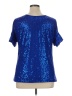 Unbranded Blue Short Sleeve Blouse Size XL - photo 2
