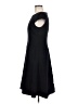 Anne Klein Solid Black Casual Dress Size 6 - photo 5