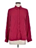Express 100% Polyester Burgundy Long Sleeve Blouse Size M - photo 1