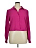 Versona 100% Polyester Pink Long Sleeve Blouse Size XL - photo 1