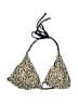 Rip Curl Animal Print Gold Swimsuit Top Size XS (estimated) - photo 1