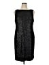 Chico's 100% Polyester Black Cocktail Dress Size XL (3) - photo 1