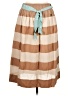 So Nice Stripes Tan Casual Skirt Size 11 - photo 1