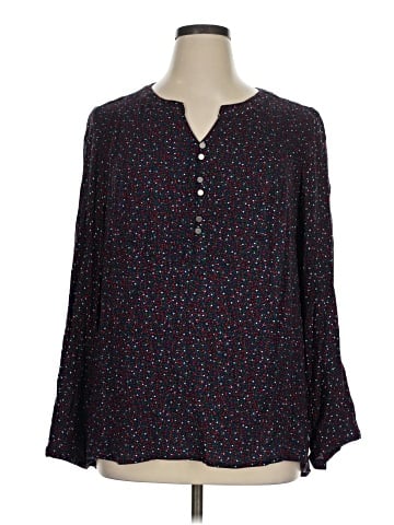 Cj Banks Long Sleeve Blouse (view 1)