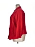 Taylor 100% Cotton Red 3/4 Sleeve Button-Down Shirt Size 20 - photo 5