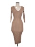 Guess 100% Viscose Tan Casual Dress Size M - photo 1