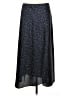 J.Crew 100% Polyester Polka Dots Blue Casual Skirt Size L - photo 1
