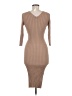 Guess 100% Viscose Tan Casual Dress Size M - photo 2