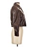 Alice + Olivia 100% Polyurethane Brown Jacket Size XS - photo 4