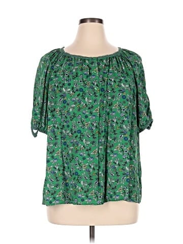 Max Studio Short Sleeve Blouse (view 1)