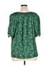 Max Studio Green Short Sleeve Blouse Size 1X - photo 2