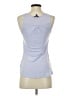 Express 100% Polyester Blue Gray Sleeveless Blouse Size XS - photo 2