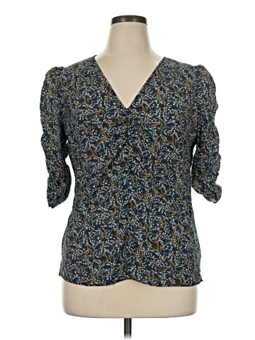 White House Black Market 3/4 Sleeve Blouse (view 1)