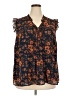 Daniel Rainn 100% Polyester Orange Sleeveless Blouse Size 2X - photo 1