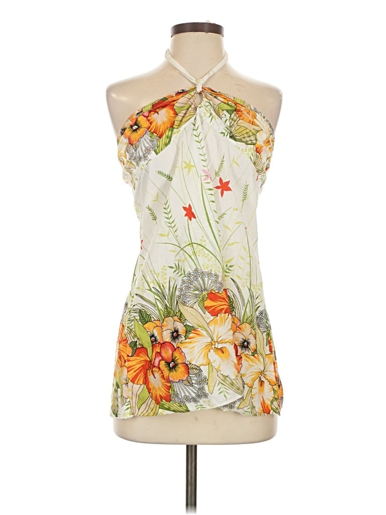 Pre-owned Assorted Brands Sleeveless Blouse In Ivory