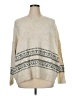 CeCe Print Tan Pullover Sweater Size XL - photo 1