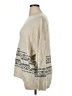 CeCe Print Tan Pullover Sweater Size XL - photo 5