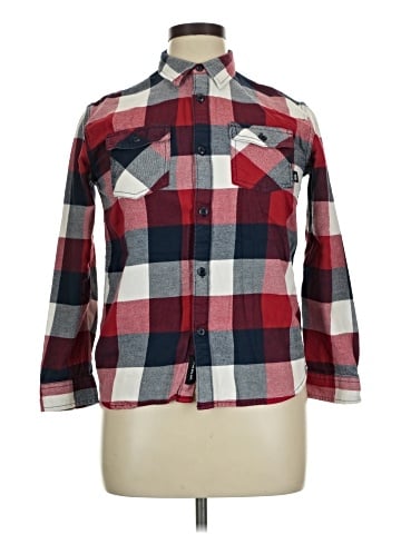 Vans 3/4 Sleeve Button-Down Shirt (view 1)