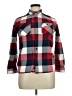 Vans 100% Cotton Plaid Red 3/4 Sleeve Button-Down Shirt Size XL - photo 1