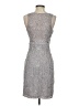 Sue Wong Silver Cocktail Dress Size 4 - photo 2
