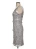 Sue Wong Silver Cocktail Dress Size 4 - photo 5