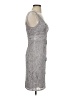 Sue Wong Silver Cocktail Dress Size 4 - photo 4