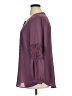 Apt. 9 100% Polyester Burgundy 3/4 Sleeve Blouse Size 1X - photo 5