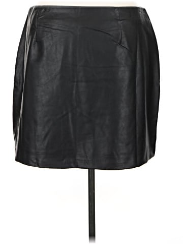 Old Navy Faux Leather Skirt (view 2)
