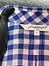 Foxcroft Checkered-gingham Blue 3/4 Sleeve Button-Down Shirt Size 6 - photo 7