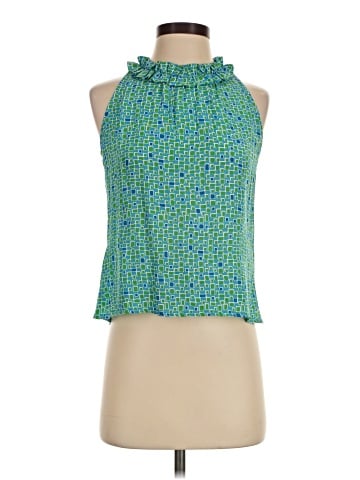 Sara Campbell Sleeveless Silk Top (view 1)
