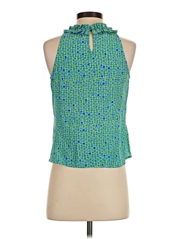 Sara Campbell Sleeveless Silk Top (view 2)