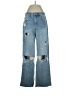 Flying Monkey 100% Cotton Color Block Blue Jeans Size 27 waist - photo 1