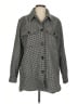 Ann Taylor LOFT Houndstooth Gray Coat Size L - photo 1